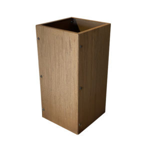 Pot corten 45x45x90cm