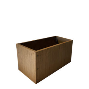 Jardinière corten 90x45x45cm